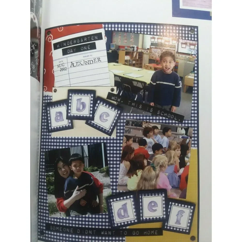 It's All about School - Scrapbooking Layout‎ Ideas